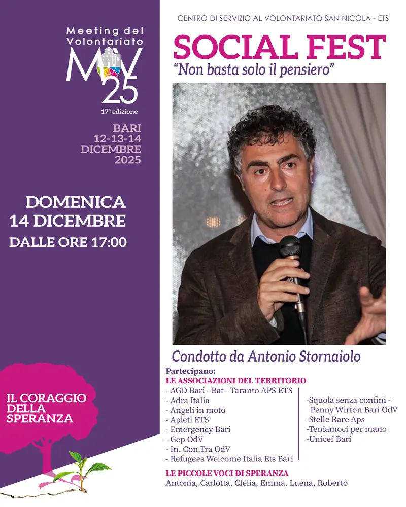 Banner dello spettacolo «Social Fest!